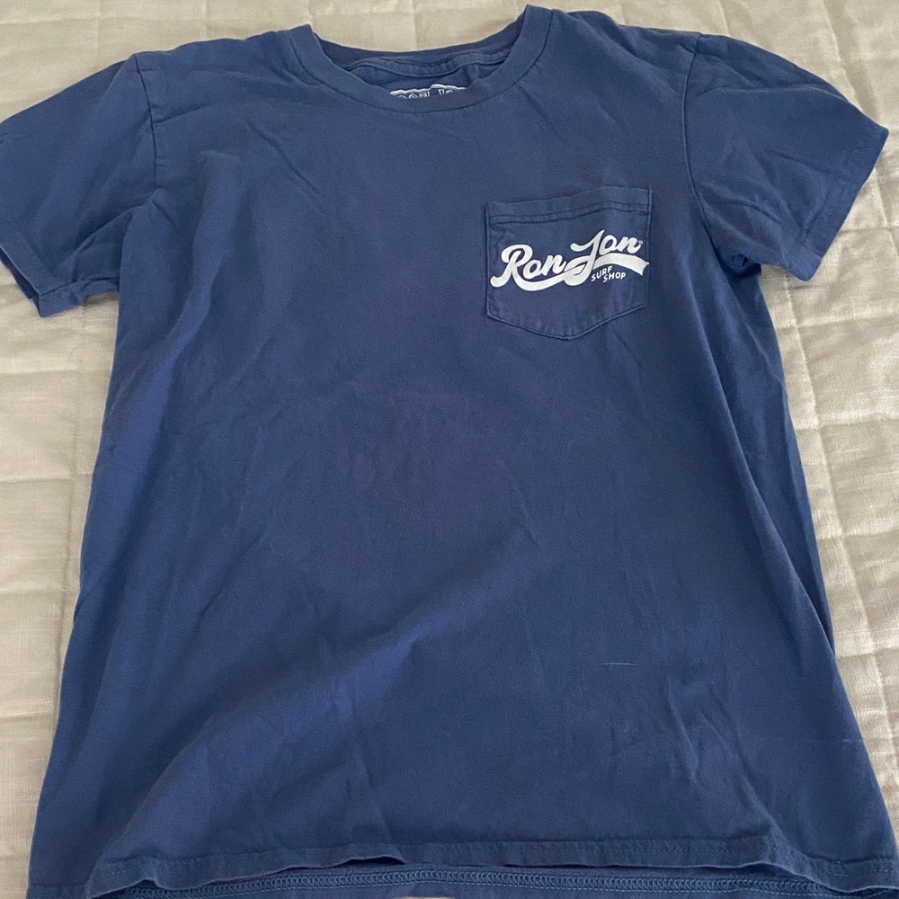 Ron Jon Kids Navy Blue Pocket Tee